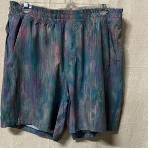 Lululemon Athletica Blue and Purple Shorts